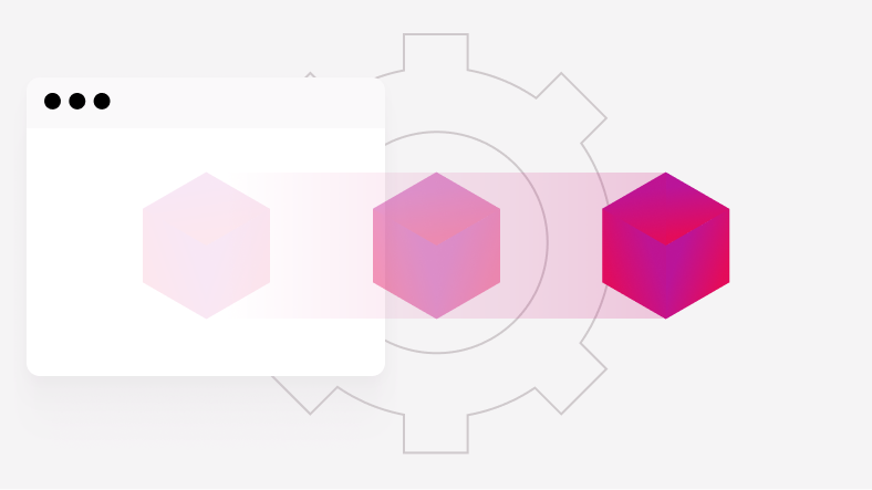 In-process and remote topology switched in configuration
